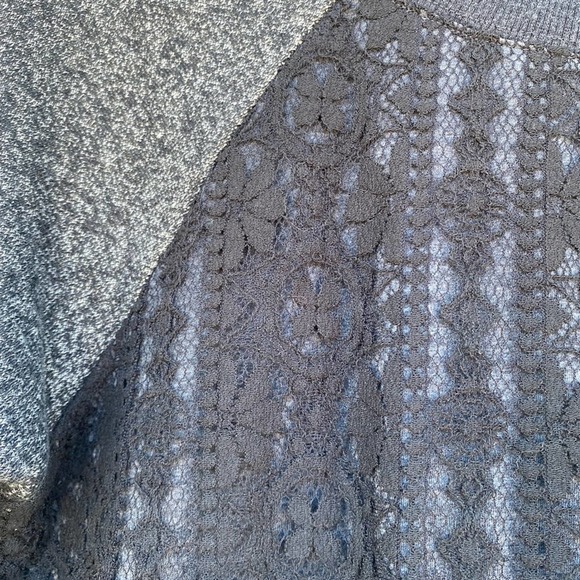 DKNY Sweater with Lace Detail - Picture 2 of 3